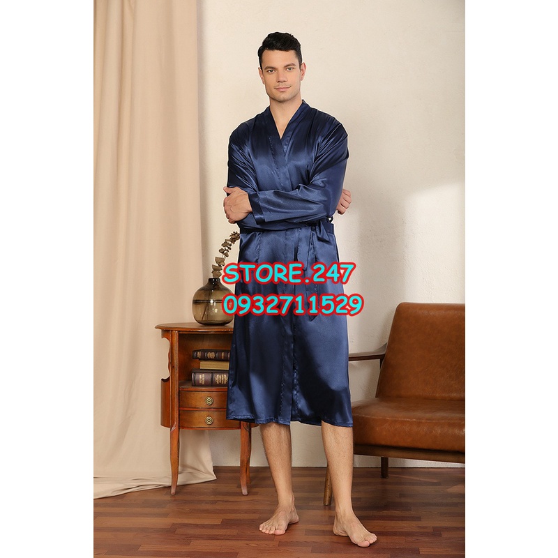 ÁO CHOÀNG NAM, ÁO CHOÀNG NGỦ PHI LỤA DƯỚI 80KG