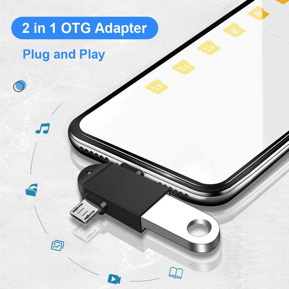Dây Cáp Chuyển Đổi Hai Trong 1 Cho U Disk Lapto OTG USB Type C