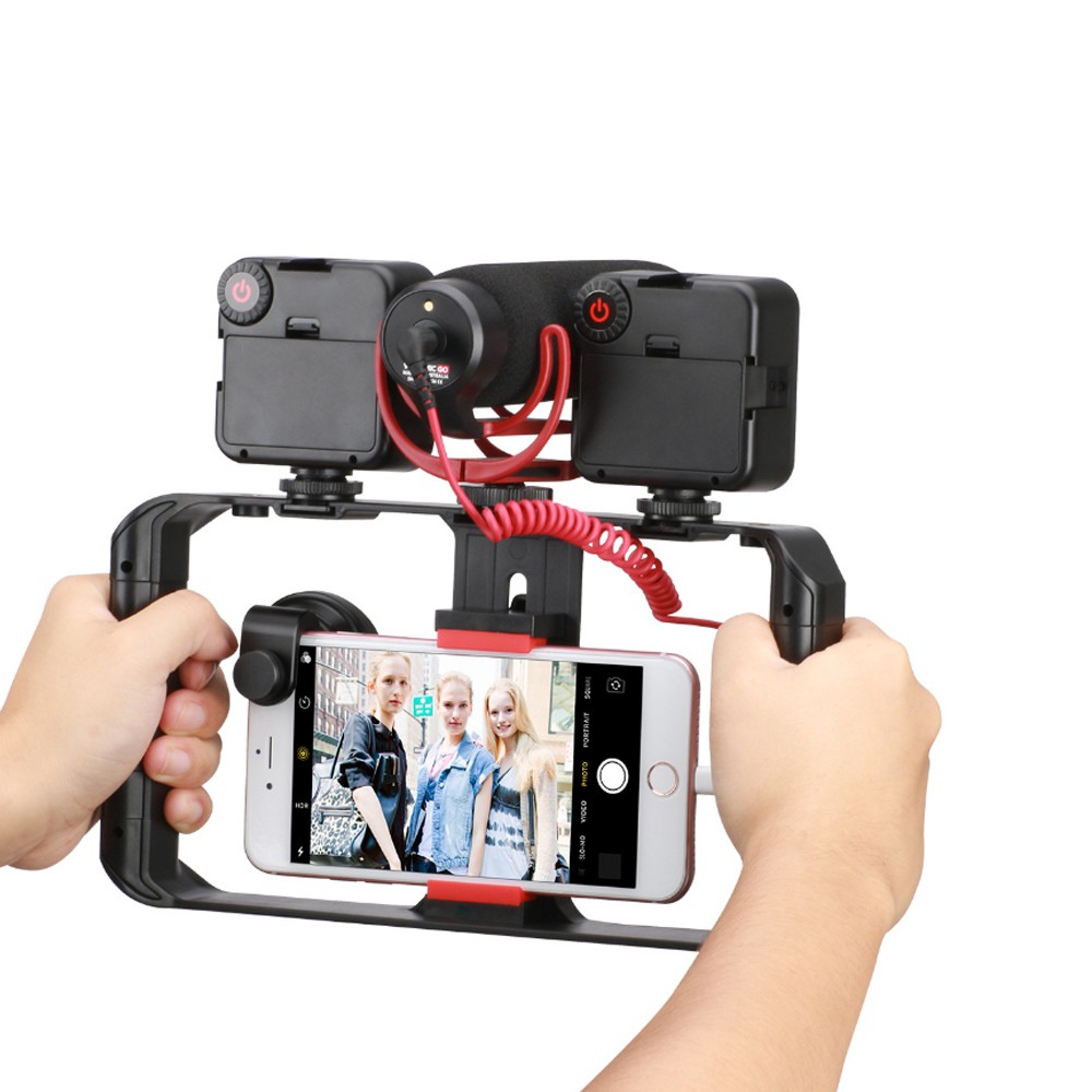 Khung tay cầm hỗ trợ quay phim cho Điện Thoại | Smartphone Video Rig/Grip