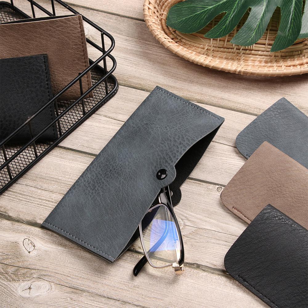 WONDER Túi Da PU Mềm Đựng Mắt Kính Đọc Sách Tiện Dụng