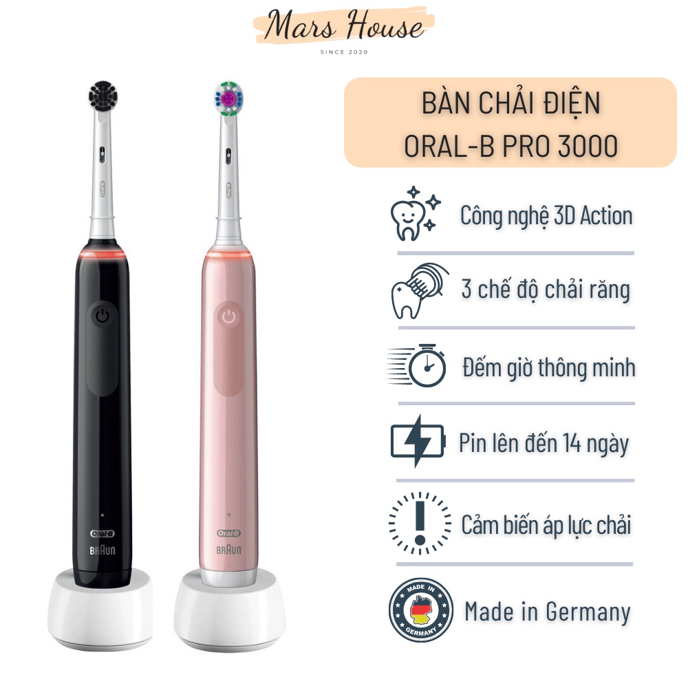 Bàn Chải Điện Oral-B Pro 3000