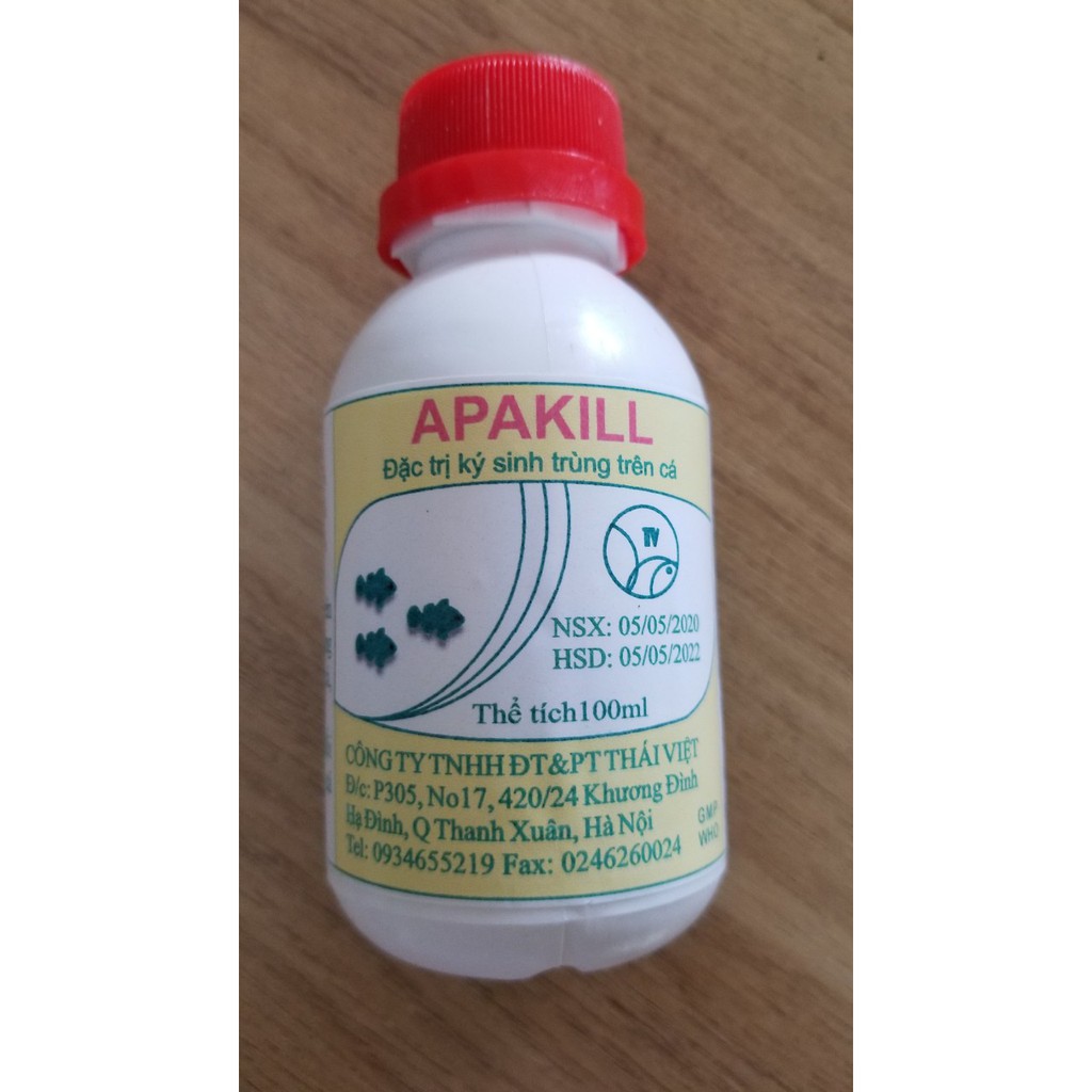 Xử lý nhanh ký sinh trùng cho cá Apakill
