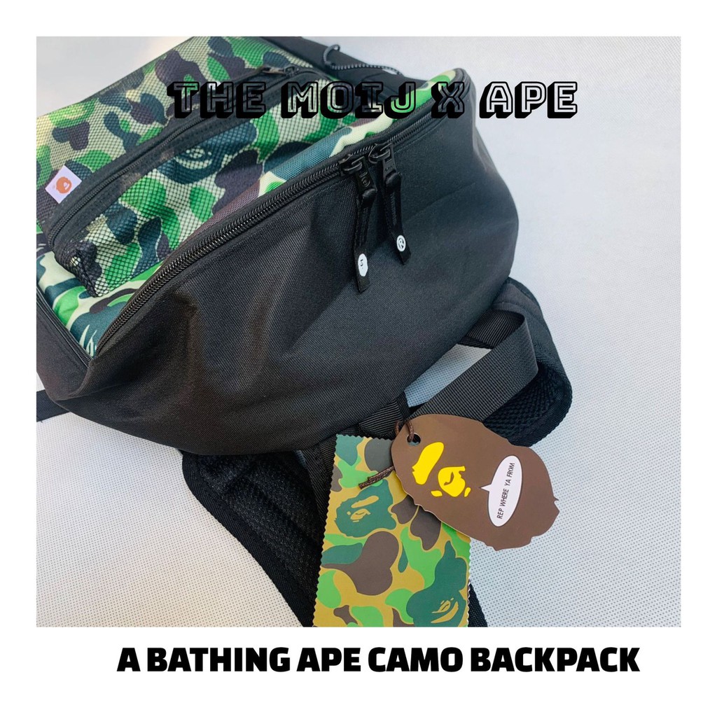 Balo Bape Camo - BAPE ABC CAMO BUNGEE CORD DAY