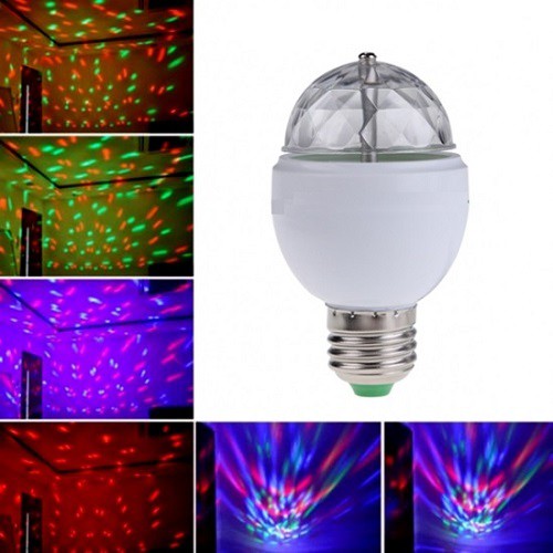 Đèn Xoay Led RGB 7 Màu