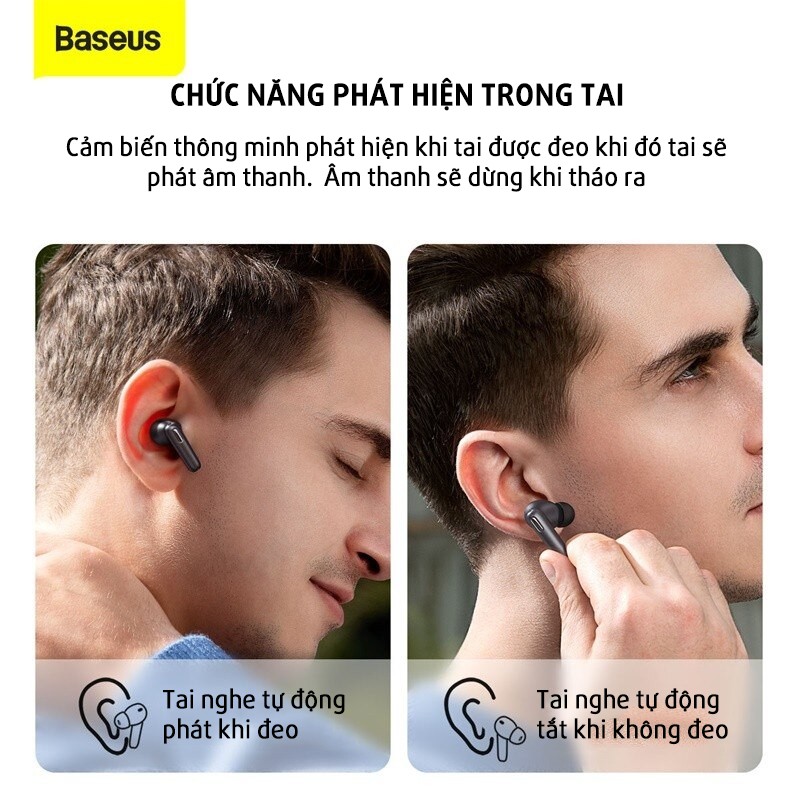 Tai nghe chống ồn chủ động Baseus SIMU ANC S2  Chơi Game, Thể Thao