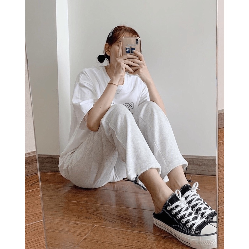 Quần Dây Rút Nữ, Quần Kaki Dây Rút Chất Fashion Cá Tính Trẻ Trung Năng Động - [New Unisex]