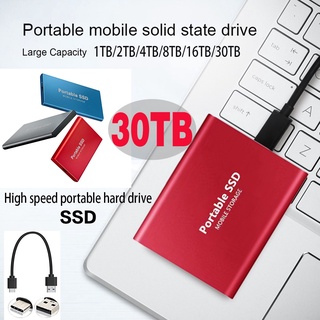 Ổ cứng ngoài ssd 8tb / 16tb / 30tb kích thước nhỏ gọn cổng type-c 2tb / 4tb
