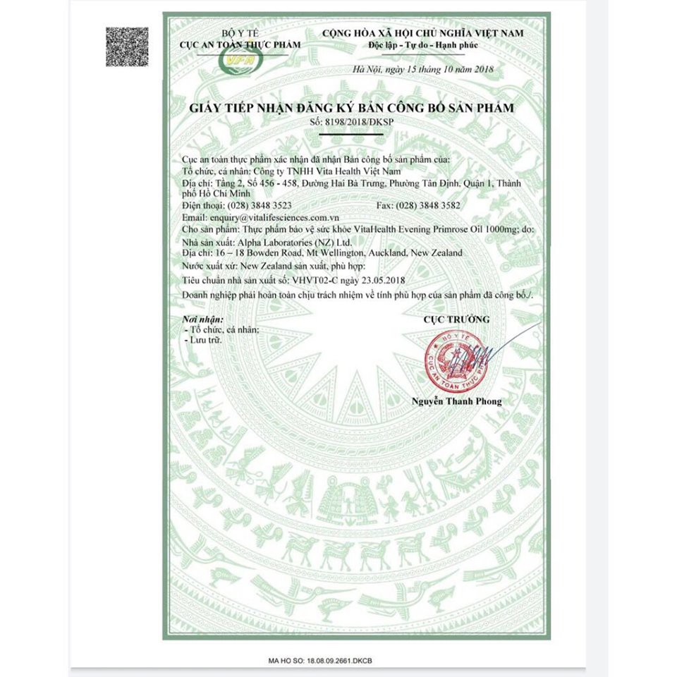 Viên Uống Đẹp Da Tinh Dầu Hoa Anh Thảo Vitahealth Evening Primrose Oil 1000Mg - Hộp 60 Viên | BigBuy360 - bigbuy360.vn
