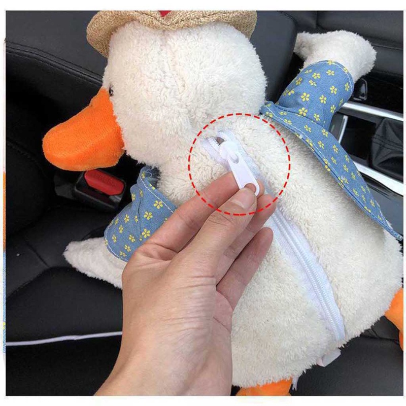 Khay Đựng Khăn Giấy Hình Động Vật Gắn Chỗ Gác Tay Xe Hơi