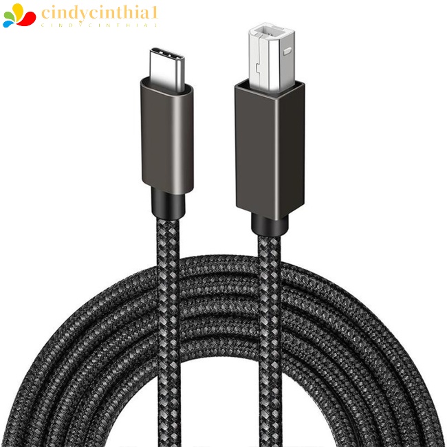 Dây Cáp Chuyển Đổi Type-c Sang Usb B 2.0 Dài 1.5m / 2m Cho Máy In Notebook