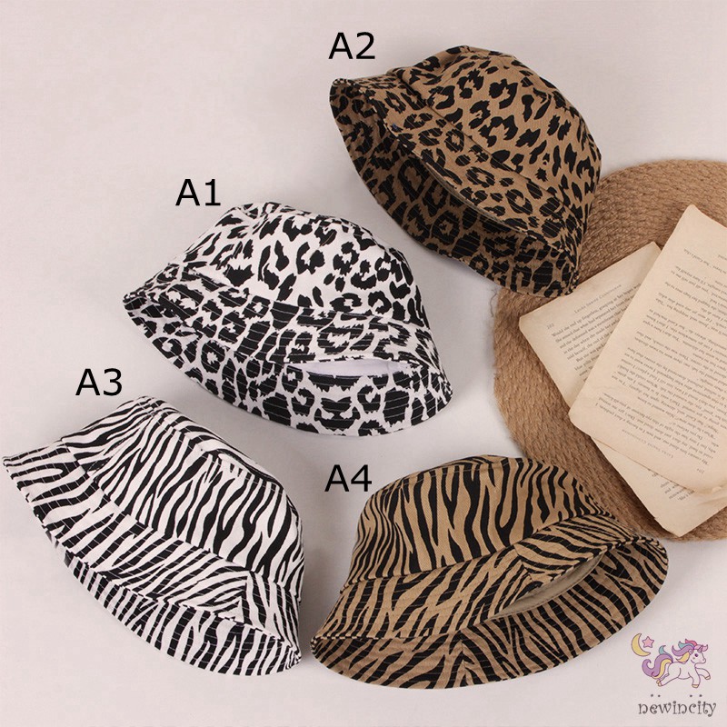 Mũ Tai Bèo Họa Tiết Da Báo / Ngựa Vằn Cá Tính Cho Bé