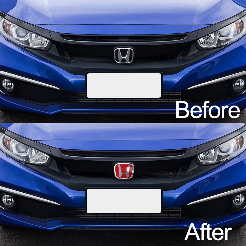 🚗 Logo dán trang trí vô lăng xe hơi Honda 2016 2017 2018 2019 2020 Ten Generation Civ