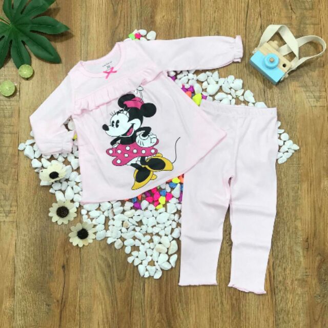 Combo 16 bộ cotton dành cho bé gái