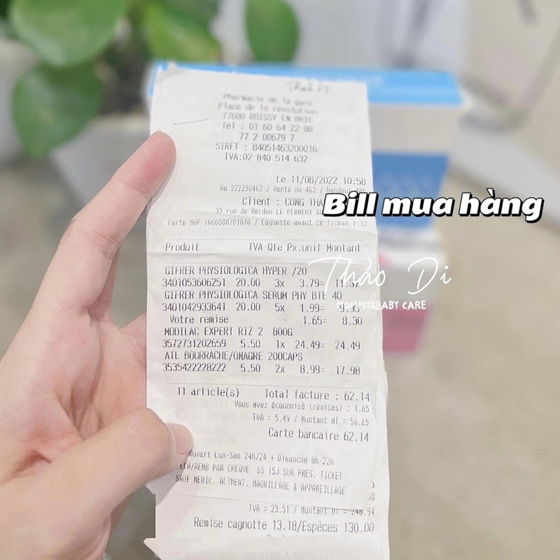 Nước Muối Sinh Lí Gifrer - Pháp