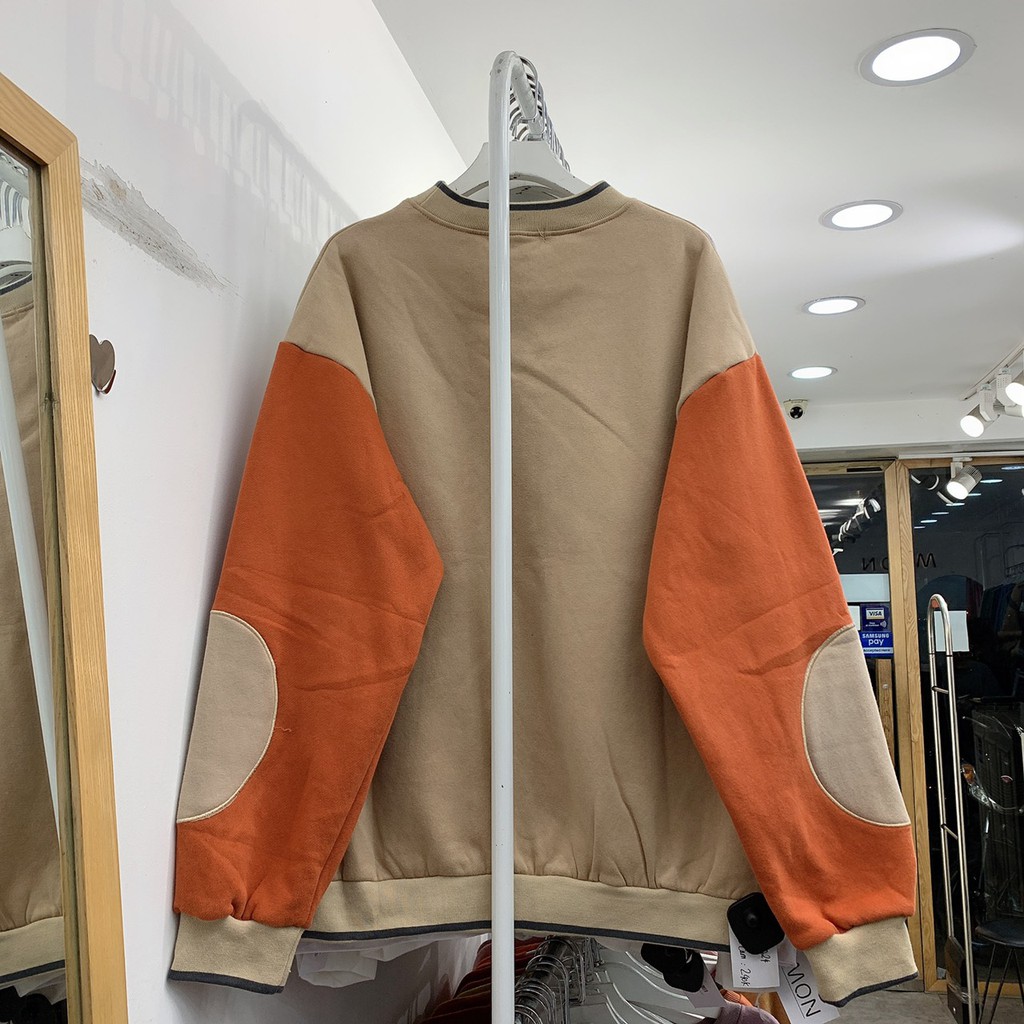 2012024 Áo sweater nỉ bông bóng chày, áo nỉ ulzzang, áo nỉ nữ freesize | BigBuy360 - bigbuy360.vn