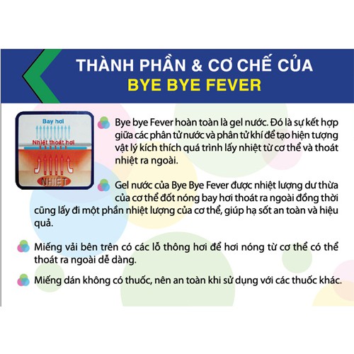 (HỘP 16) MIẾNG DÁN HẠ SỐT BYE BYE FEVER CHO TRẺ SƠ SINH