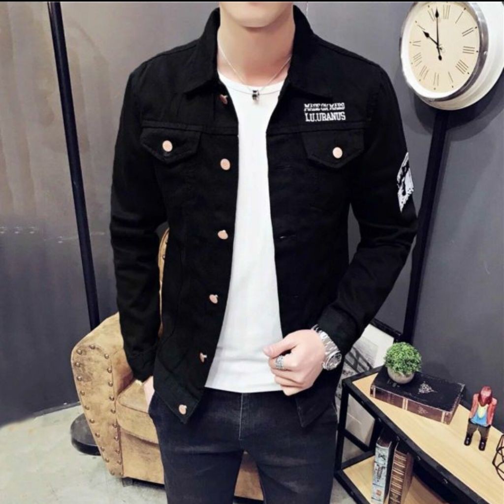 Áo Khoác Jean Nam Chất Bò Cao Cấp DR17DT Phong Cách Hàn Quốc