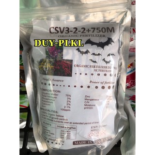 PHÂN DƠI HỮU CƠ CSV 3-2-2+750M NHẬP KHẨU ĐỨC. Phân Dơi chuyên dùng cho Hoa lan và cây cảnh.