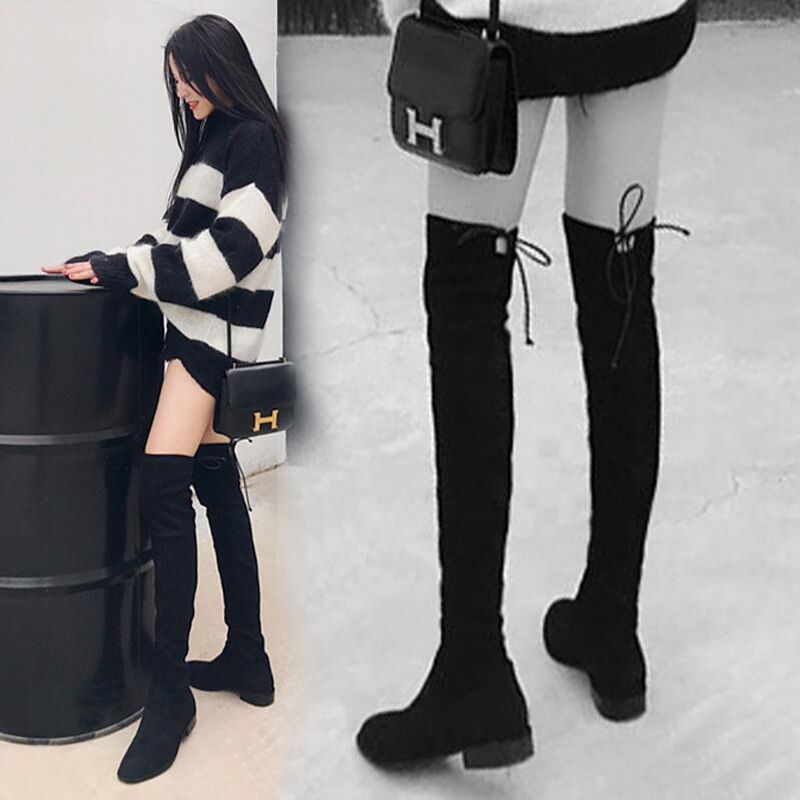 Giày Boot Thiết Kế Mới Đế Dày Cao Cấp Thời Trang Mùa Thu Đông Theo Phong Cách Hàn Quốc
