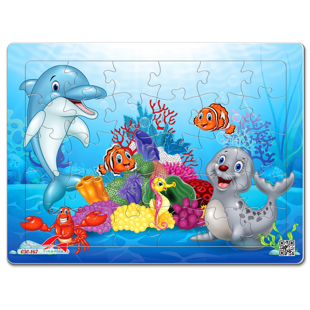 Tranh xếp hình phát triển trí tuệ cho bé Tia Sáng Jigsaw Puzzle 30 mảnh