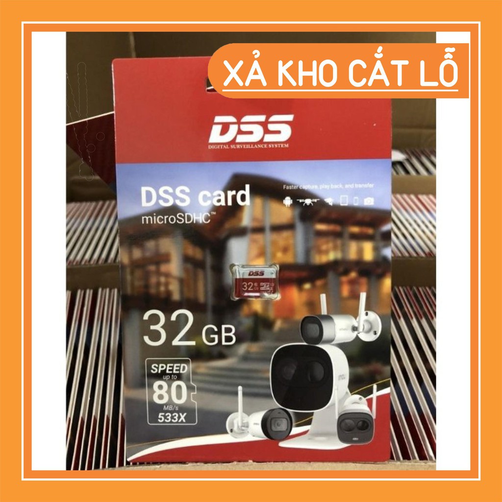 {SIÊU RẺ} Thẻ Nhớ 32GB DSS Cho Camera, Máy Ảnh, Điện Thoại