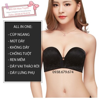 Áo cúp ngang – Áo lót mặc váy hở vai