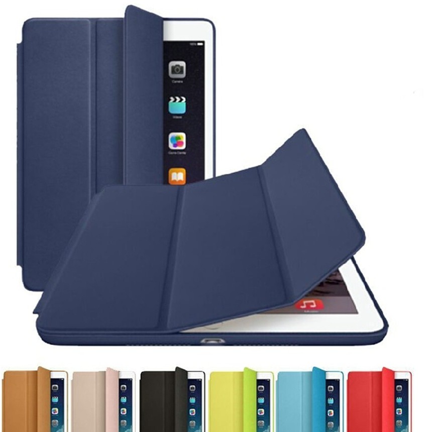 Bao Da Nắp Gập Thông Minh Cho Ipad 5 / 6 / 4 / 3 / 2 / Ipad Mini 5 / 4 / 3 / 2 / 1