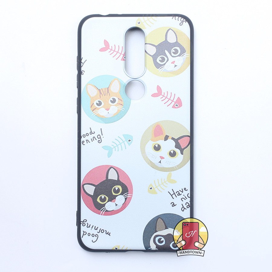 Ốp lưng Nokia X5 dẻo đen in hình Phần C