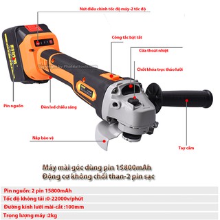 Máy Cắt Mài Dùng Pin 98V 15800mAh KETEWEI-Động Cơ Không Chổi Than