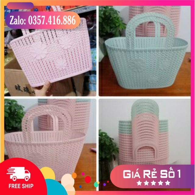 LÀN, GIỎ ĐI CHỢ NHỰA SIÊU DẺO GẤP GỌN TIỆN DỤNG