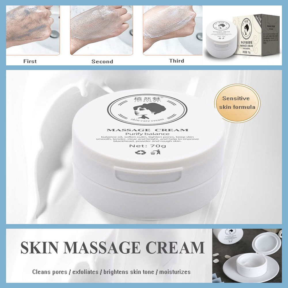 [Hàng mới về] Kem mát xa làm sạch sâu dưỡng ẩm tự nhiên cao cấp
