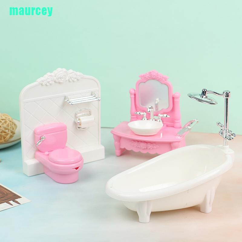 Đồ chơi bồn tắm/toilet cho nhà búp bê