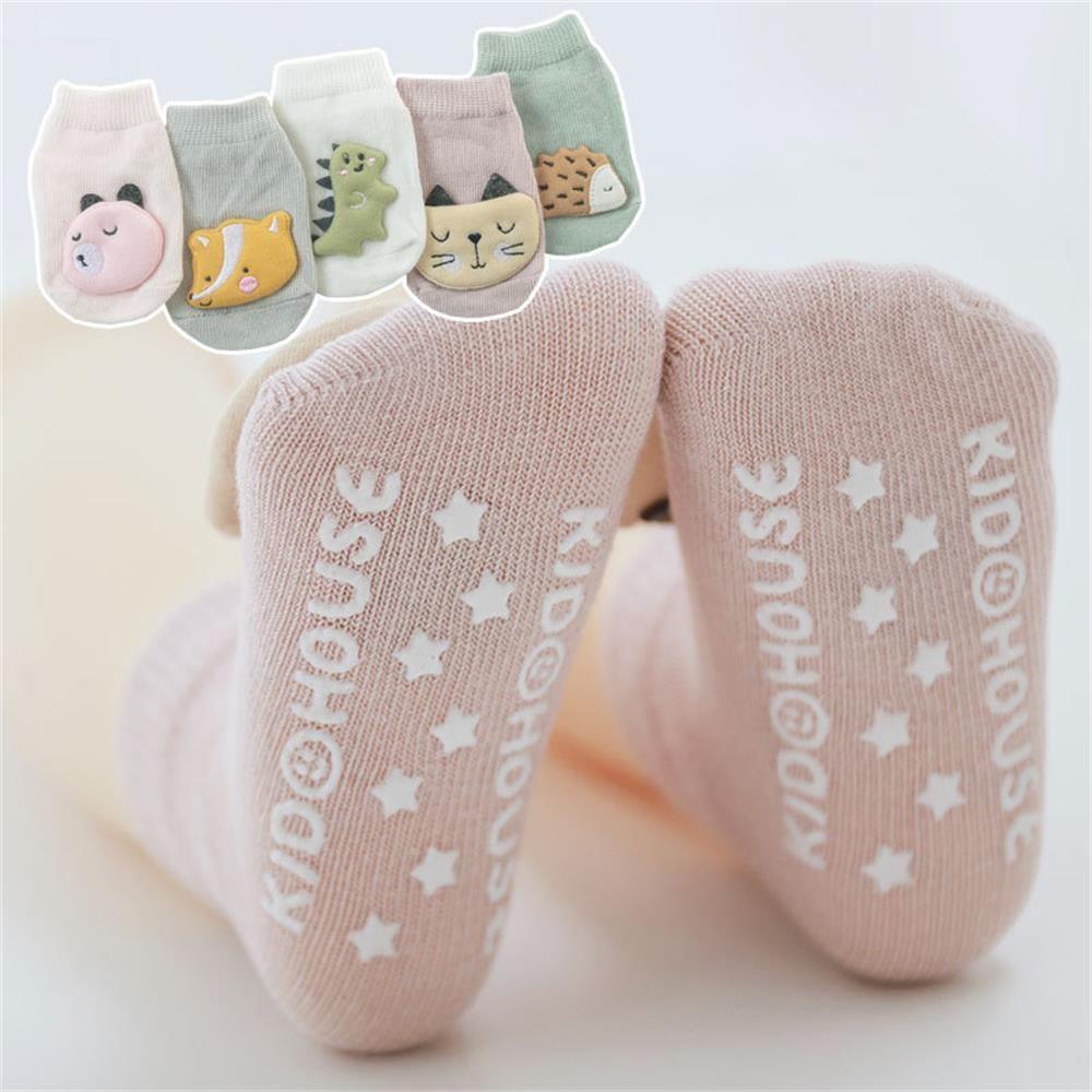 Vớ Cotton Mềm Mại In Họa Tiết Thú Hoạt Hình Thời Trang Thu Đông Cho Bé Sơ