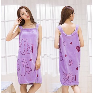 Khăn Tắm Vải Đa Năng 2 In 1 ( hồng đậm, hồng nhạt, xanh nhạt) (shopgiaysaoviet)