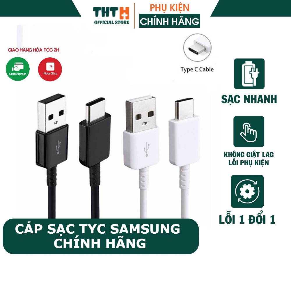 Dây sạc Usb Tyc dây sạc tyc chính hãng samsung cho các dòng máy samsung oppo xiaomi Bảo hành 12 tháng