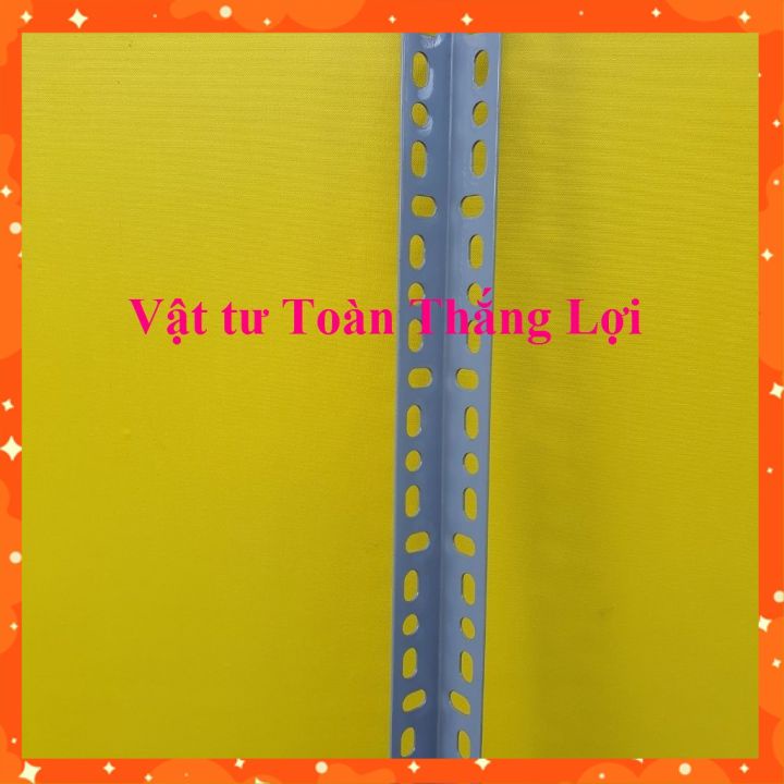 (Dài 70cm_75cm_80cm ) Cây sắt V lỗ V3x3cm dày 1.5li