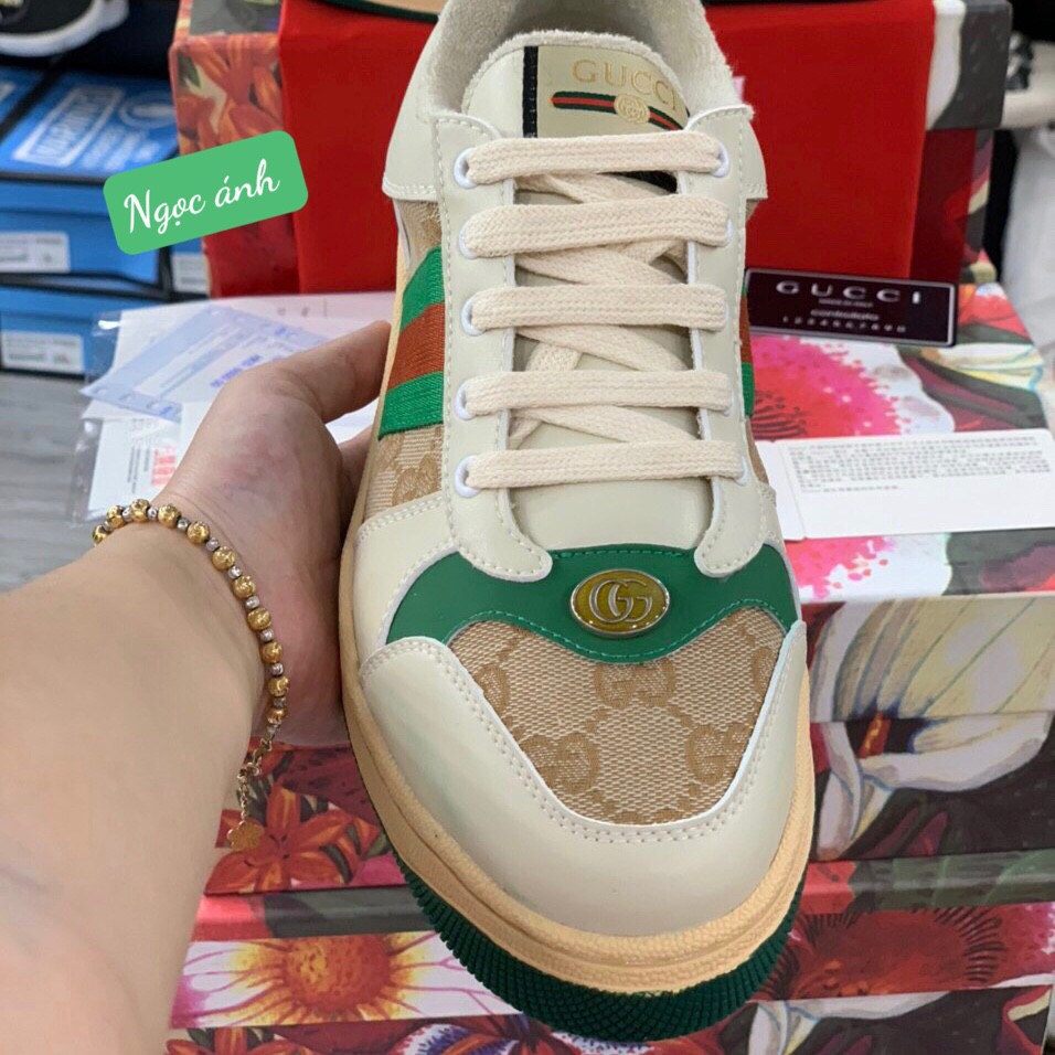 Giày sneaker gc núi 1:1,da bò cao cấp