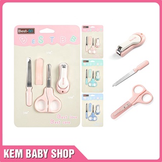 Bộ cắt móng tay cho bé sơ sinh Best Baby - Bộ bấm móng tay cho bé 3 chi tiết