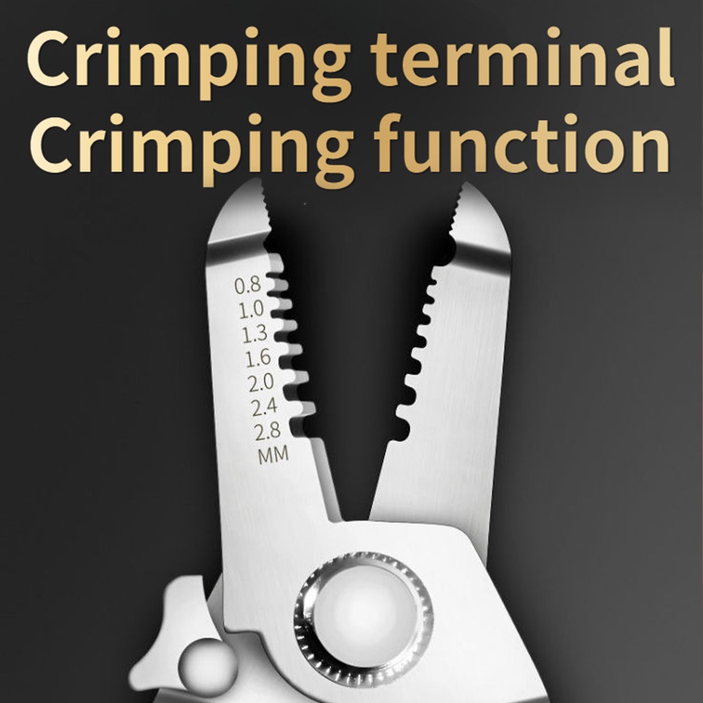 AIDEEPEN Kìm tuốt dây cáp đa năng tiện lợi