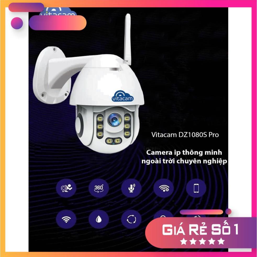 [Hàng xịn] Camera PTZ Ngoài trời DZ1080S-PRO -Camera IP WIFI FullHD 1080P có cài đặt vùng báo động