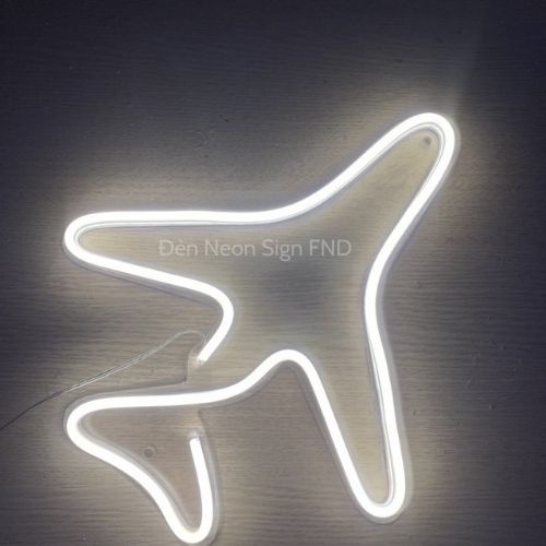 Đèn neon sign Den neon Phòng ngủ Decor nhà Led Neon Hình máy bay