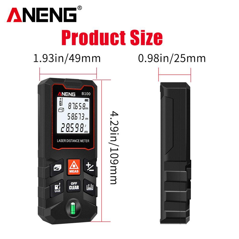 ZAIJIE24 ANENG Thiết Bị Đo Khoảng Cách Mini An Toàn