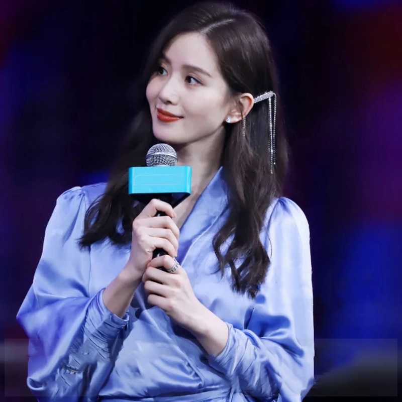 Kẹp tóc dài lấp lánh phối như bông tai nữ tính YU42