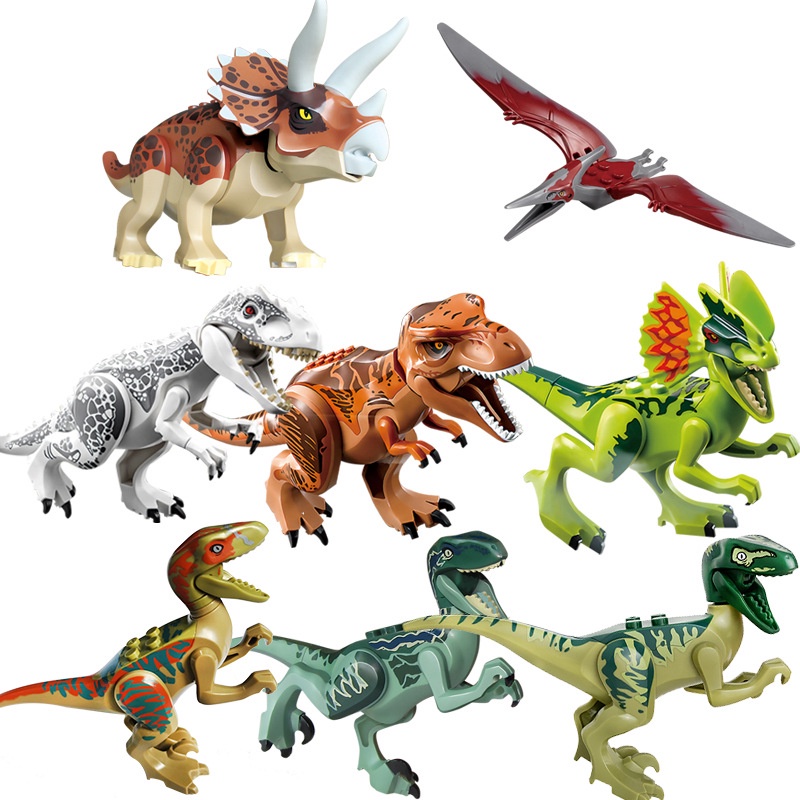 Đồ Chơi Lắp Ráp Khủng Long Tyrannosaurus Rex Trong Jurassic 2 Cho Bé