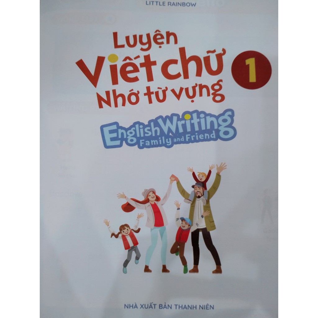 Sách - Luyện viết chữ nhớ từ vựng English Writing family and friend 1