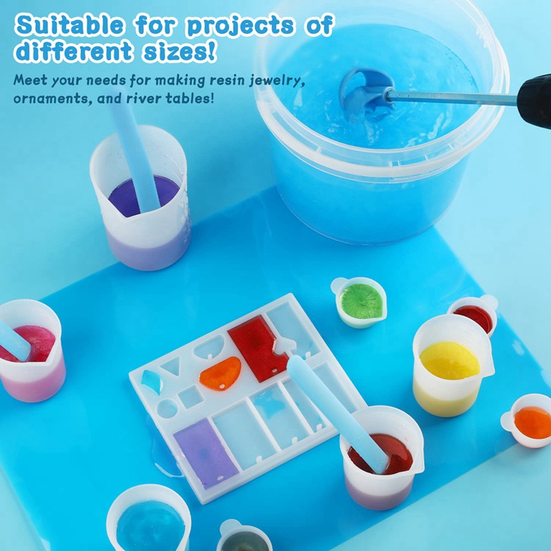 Cốc Đo Lường Bằng Silicone Epoxy Resin 250 &amp; 100Ml