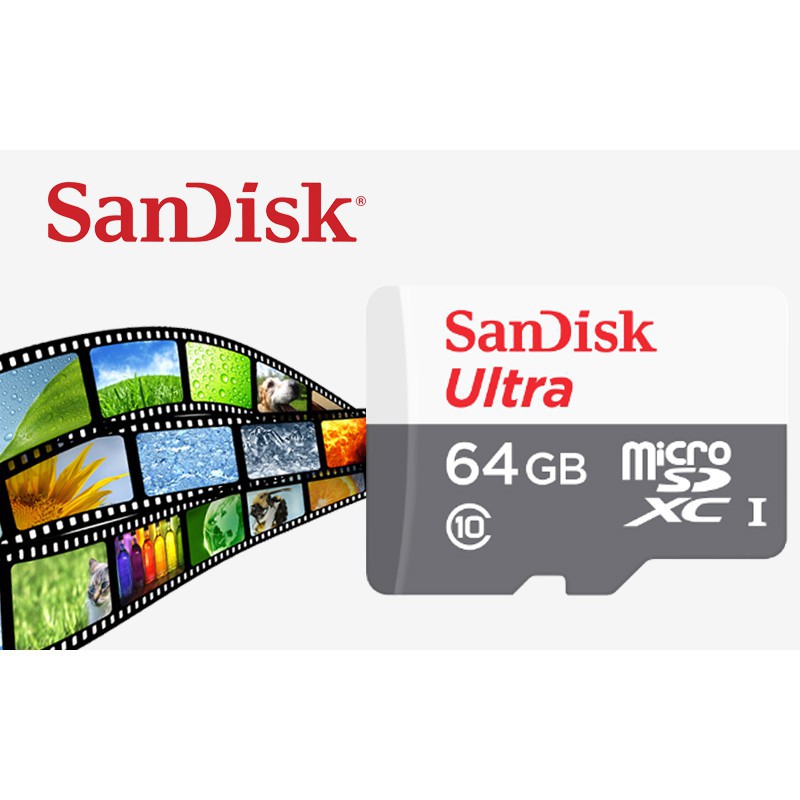 Thẻ Nhớ Micro SD 64GB Sandisk Ultra Class 10 | BigBuy360 - bigbuy360.vn