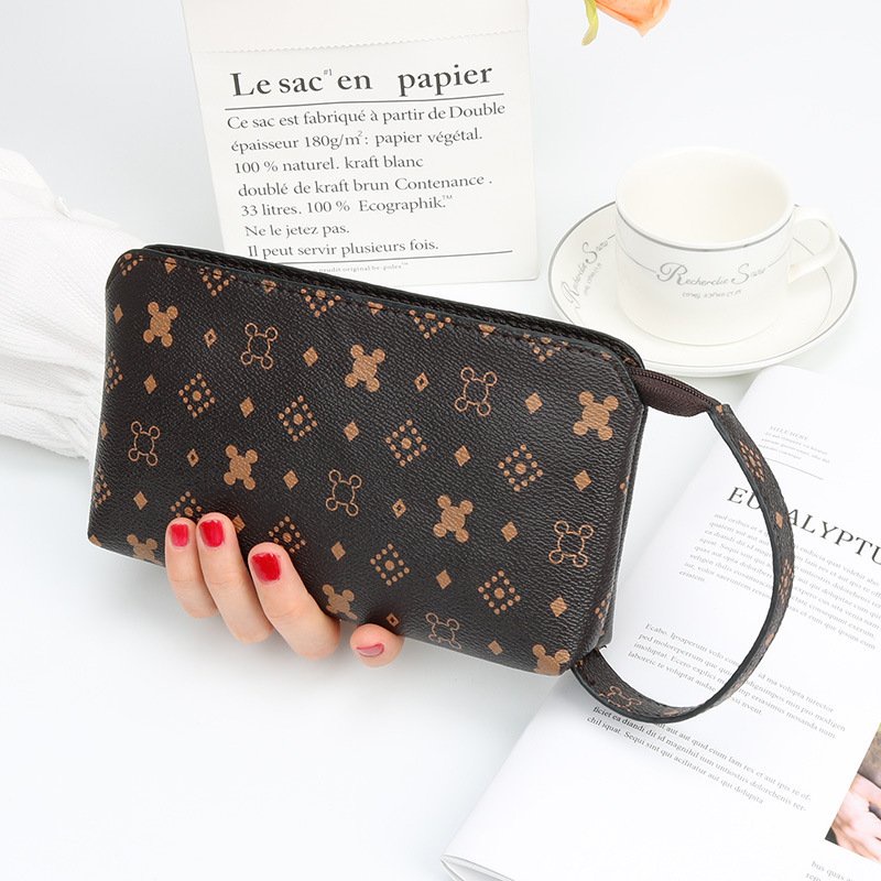 Ví nữ dài cầm tay quai xách tiện lợi đựng vừa điện thoại HX138