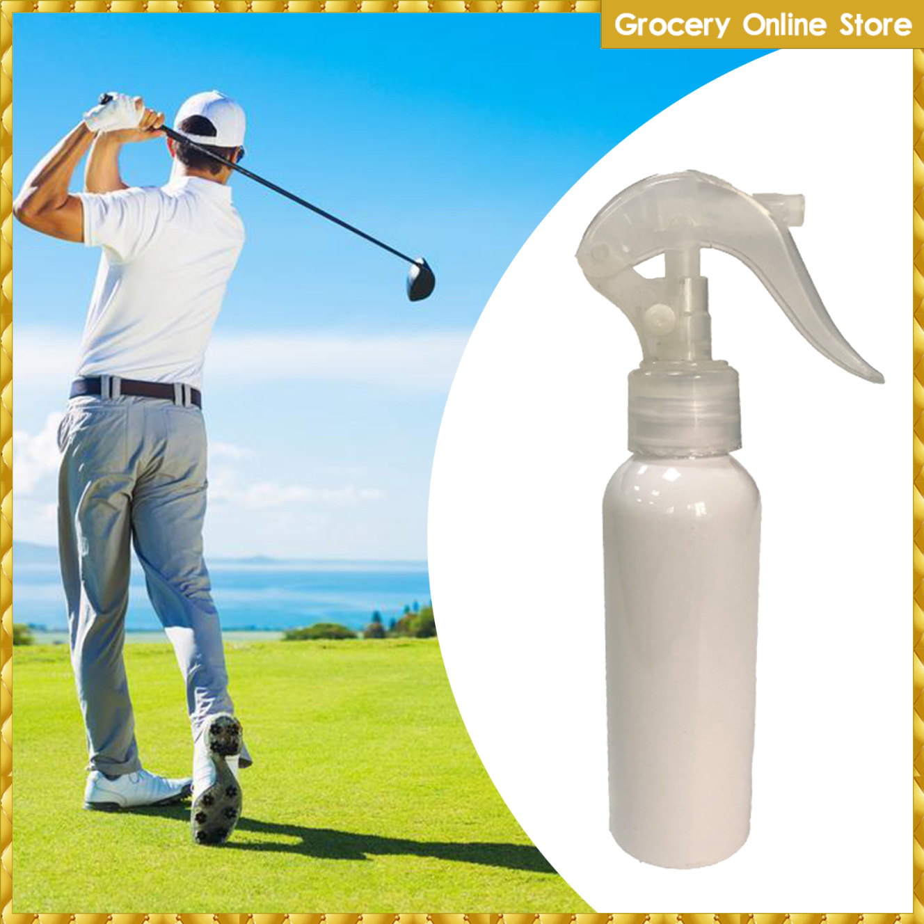 120ml/4OZ Safety Golf Grip Solvent Spraying, Safety Non-Toxic Golf Clubs Iron Driver Wood Shaft Grip Tape Remover Removal Kits Regrip Tool