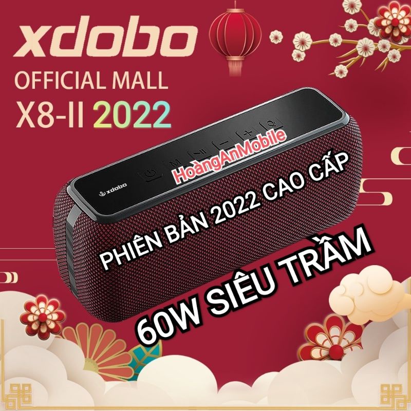 Loa Bluetooth XDOBO X8 - II 60W | X8 PLUS 80W CHÍNH HÃNG SIÊU TRẦM
